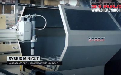 Plazmavágó gép teszt – SYRIUS MINICUT CNC plazmavágó rendszer – Miskolc