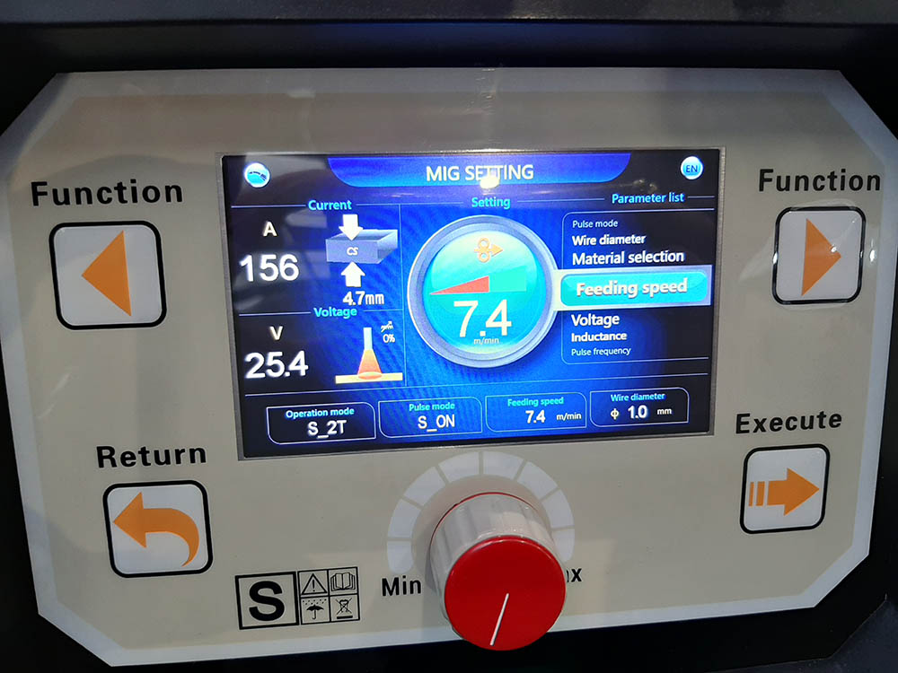 syrius migpulse 352 fogyóelektródás hegesztőgép