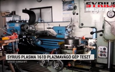 Plazmavágó gép teszt -SYRIUS PLASMA 161D plazmavágó gép – Segesd   – Guriga Kft