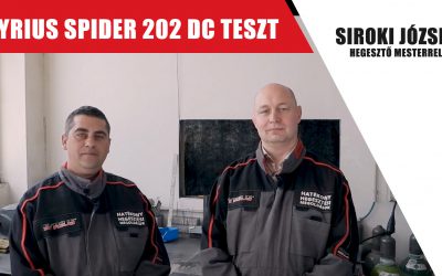 Többfunkciós hegesztőgép bemutató- SYRIUS SPIDER 202 DC – Siroki József